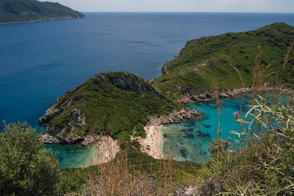 Beach in Corfu Greece