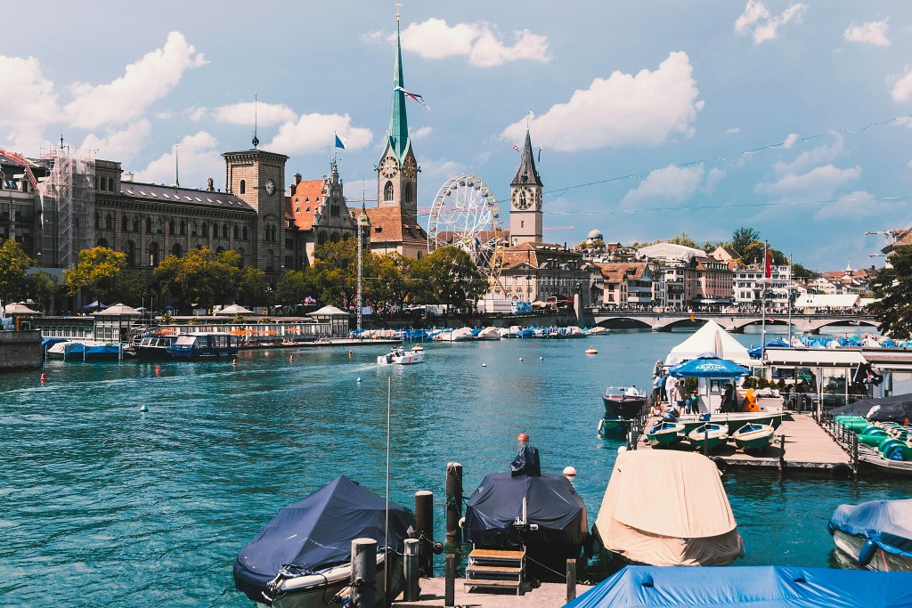 Zurich Switzerland in summer